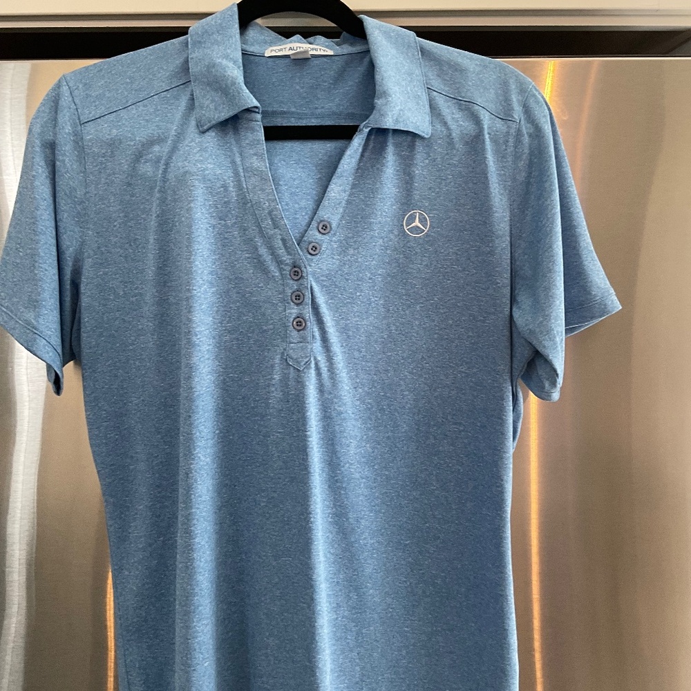 Women’s Golf Shirt. Port Authority for Mercedes Benz size large